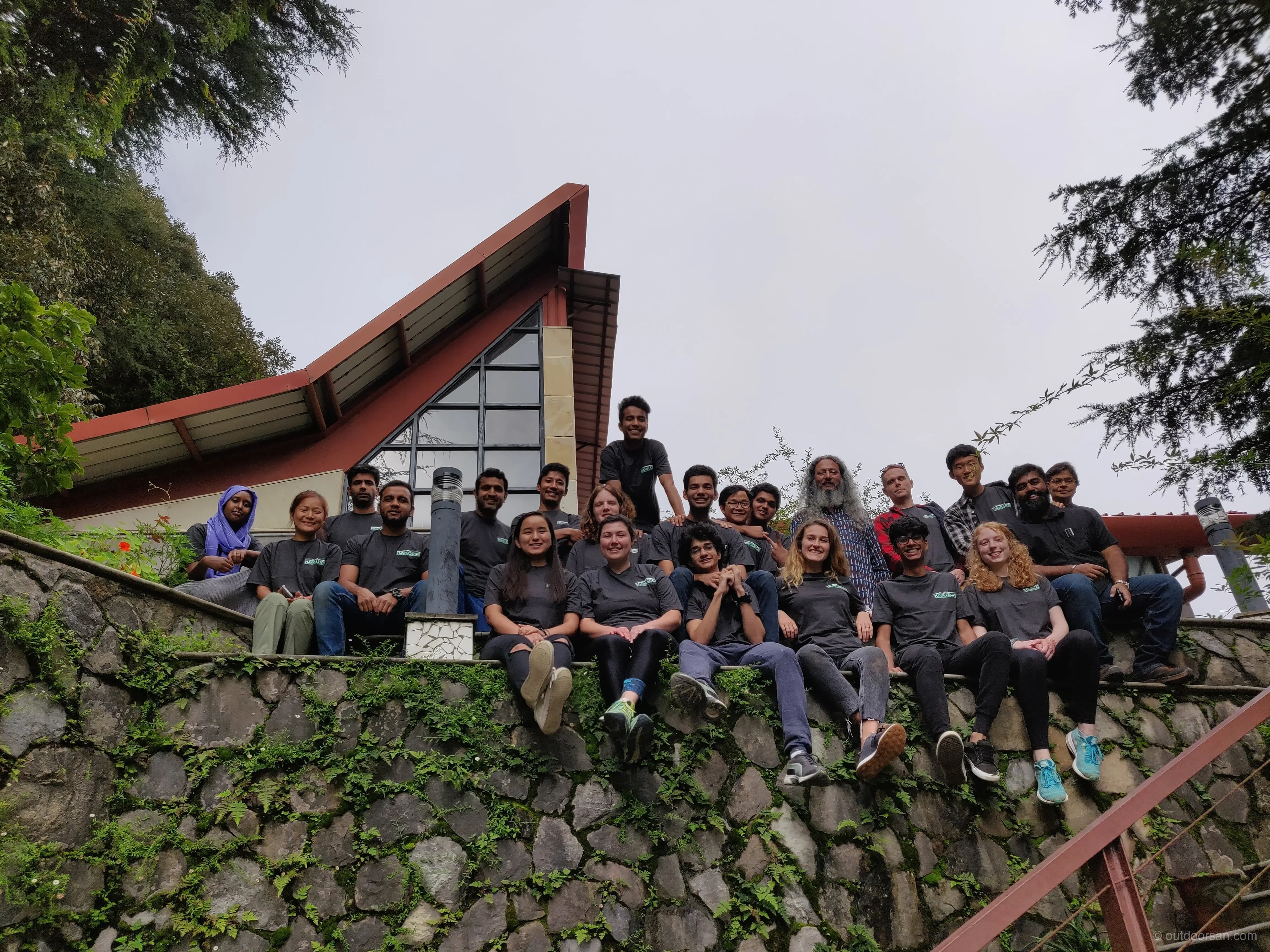 Participants at Hanifl Centre in Mussoorie