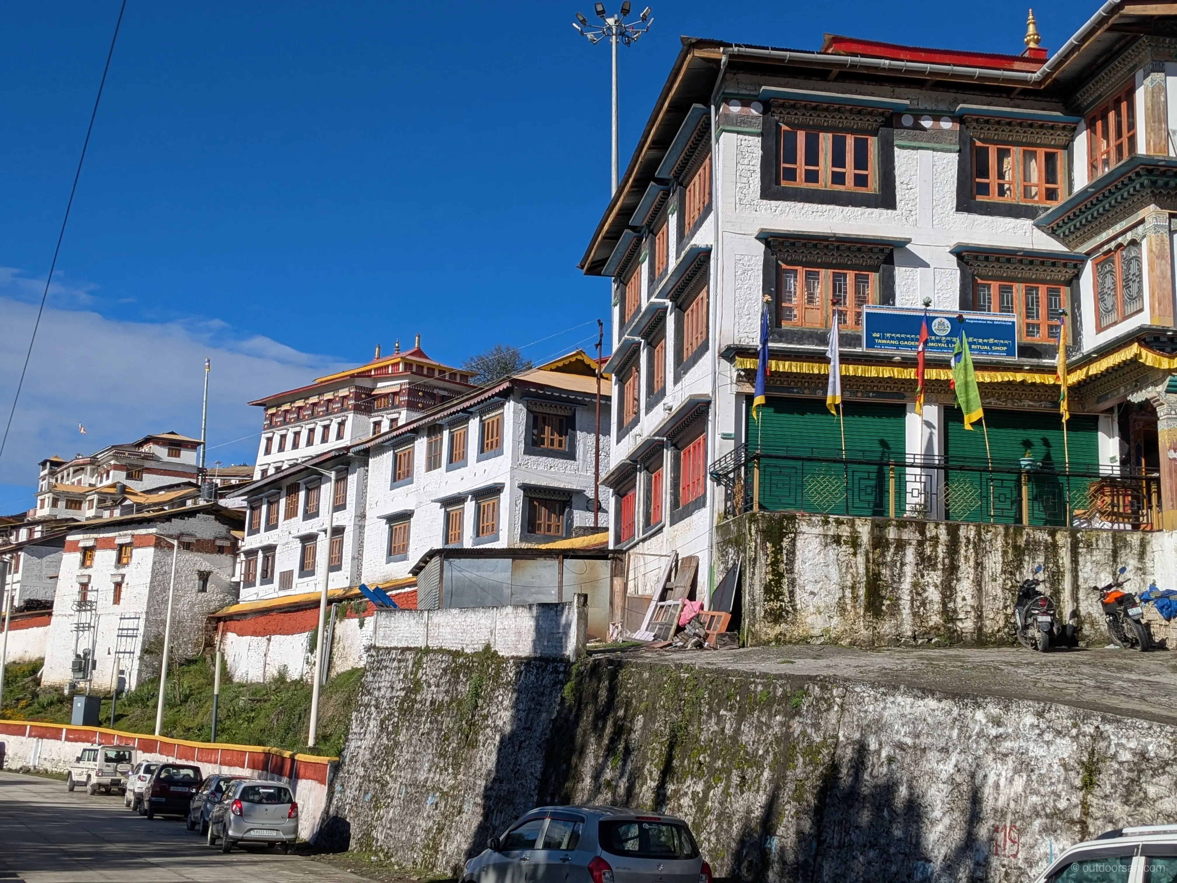 Buildings in Tawang monastery complex