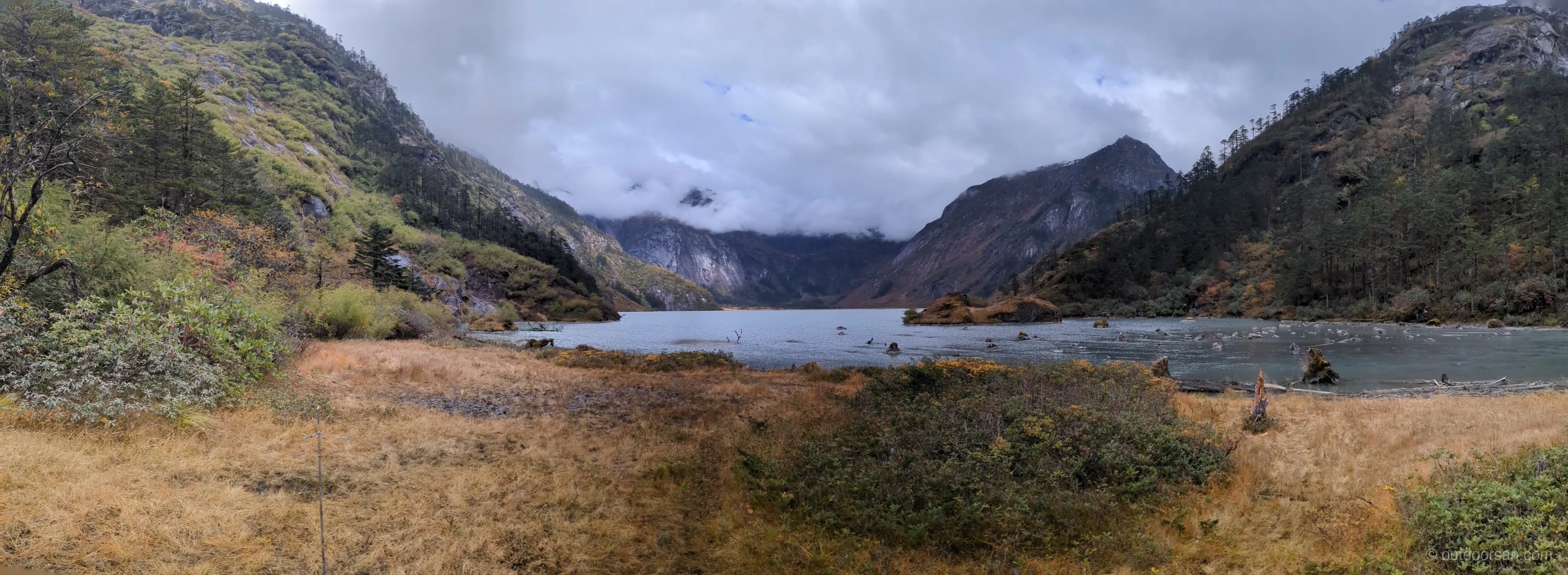 Aeyo Valley alpine lake in Arunachal Pradesh