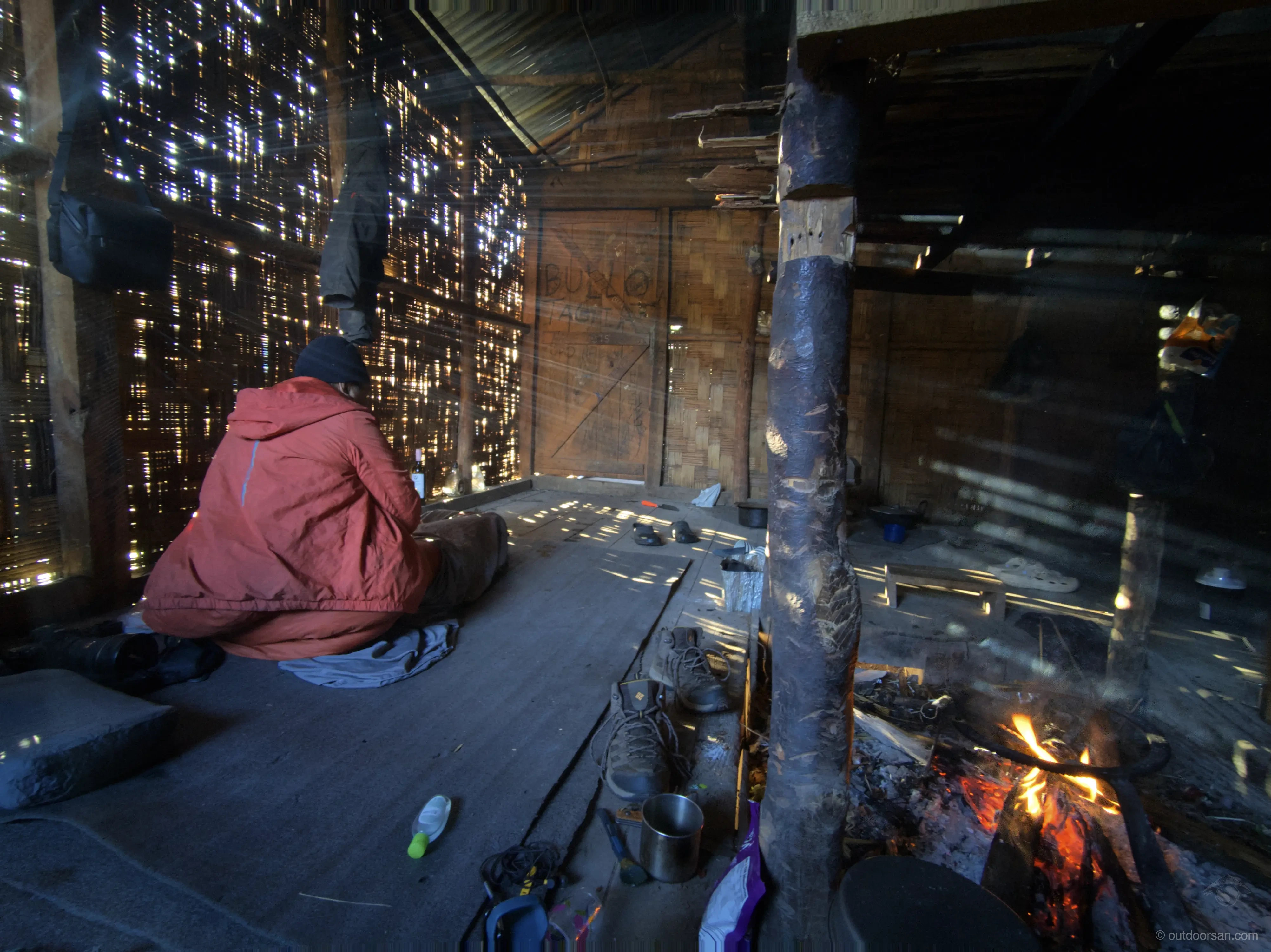 Cozy hut with kitchen at Talle